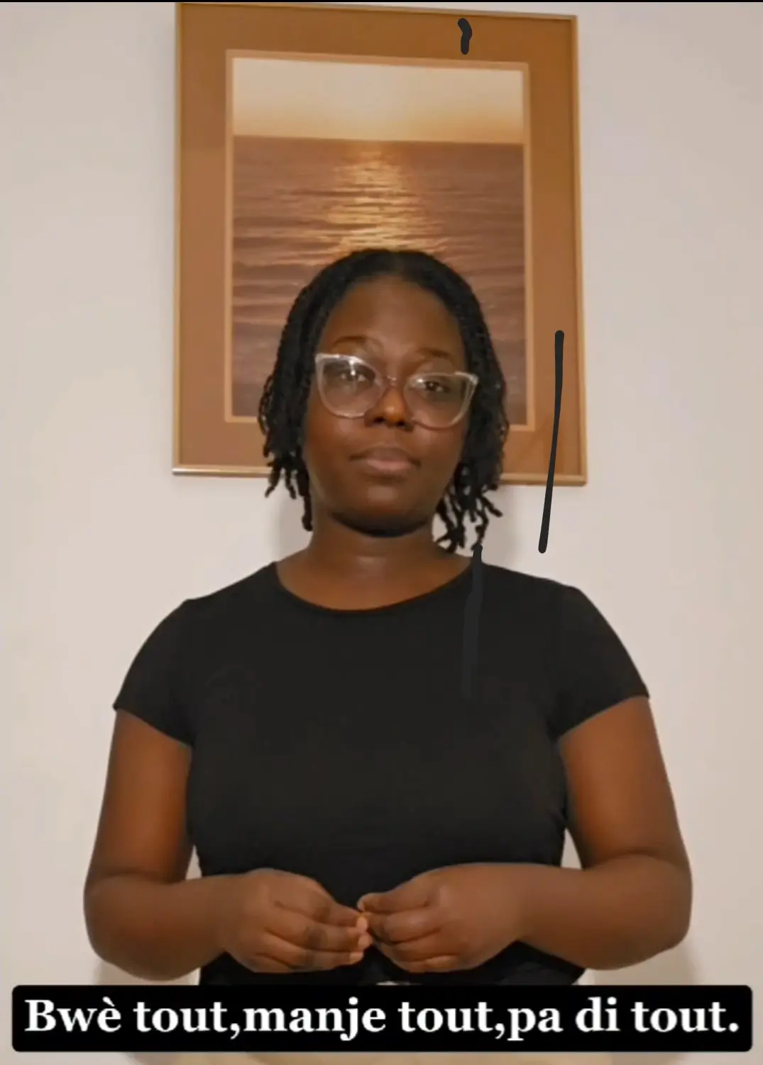 Bwè tout, manje tout, pa di tout !